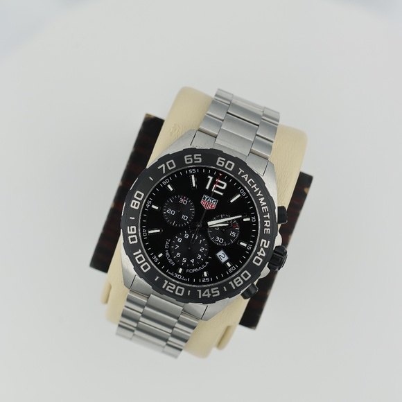 Tag Heuer CAZ1010.BA0842 Mens Formula 1 Watch Black Silver Chronograph Stainless - Picture 9 of 16